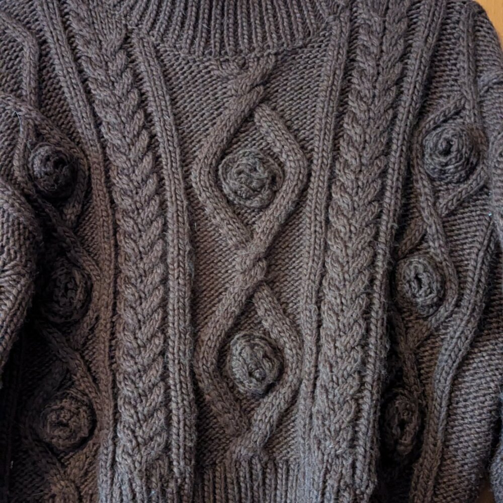 Zara Brown Sweater - Picture 2 of 8